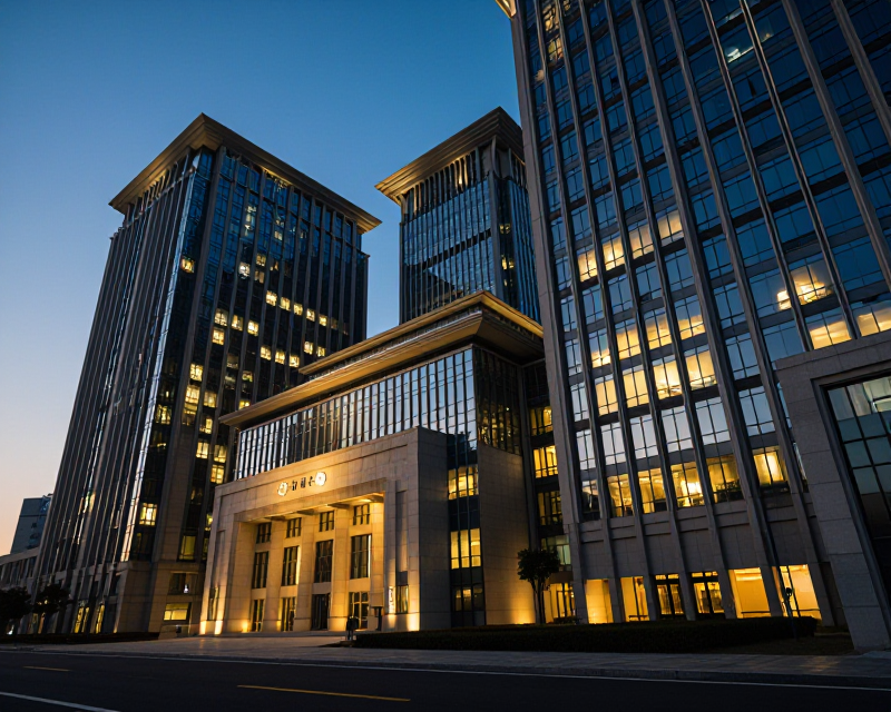 Sejong Government Complex Twilight
