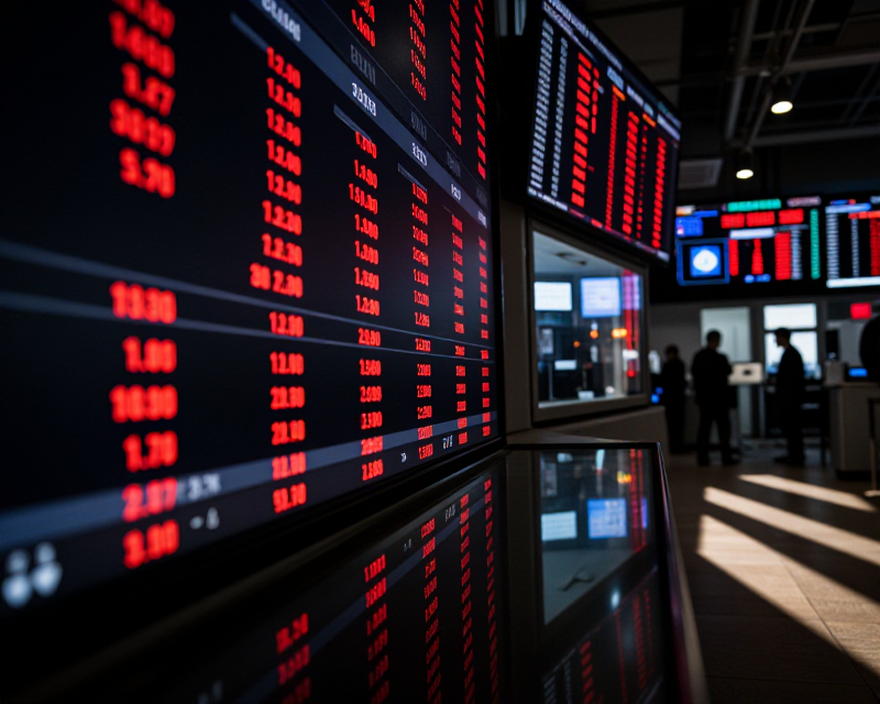 Stock Market Crash Visual
