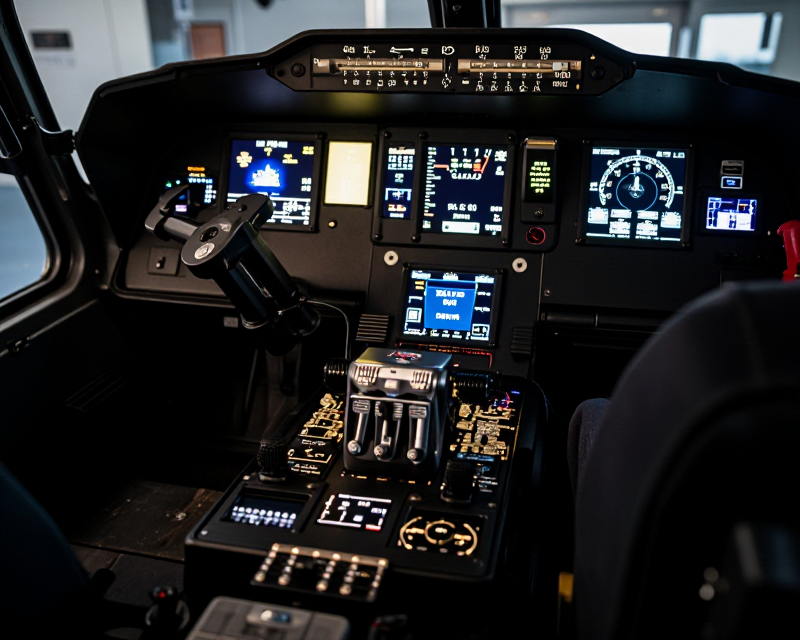 Military Flight Simulator Interface