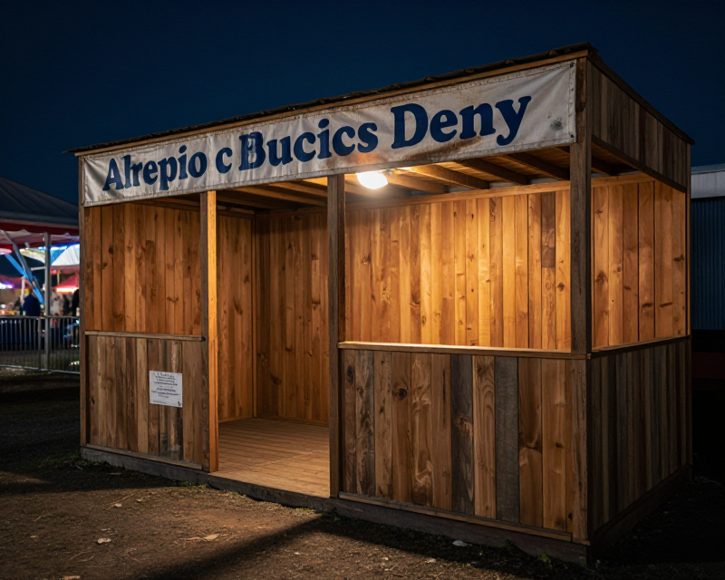 Symbolic Political Tension at American Fair