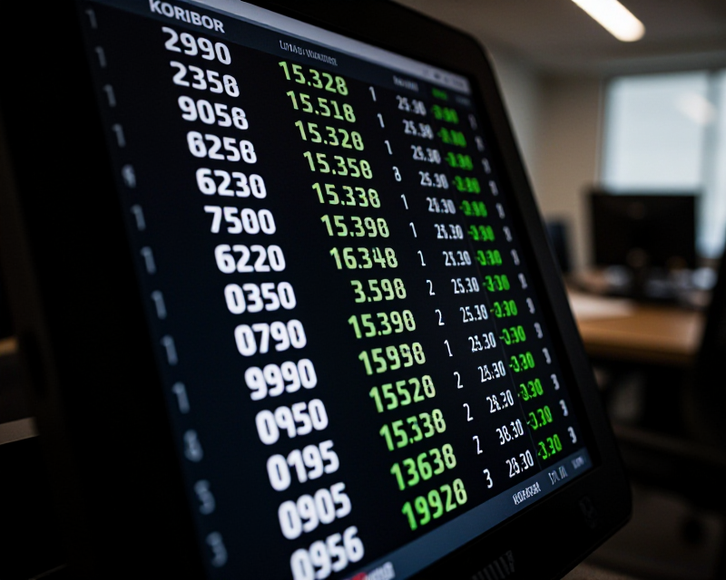 Financial Market Data Display