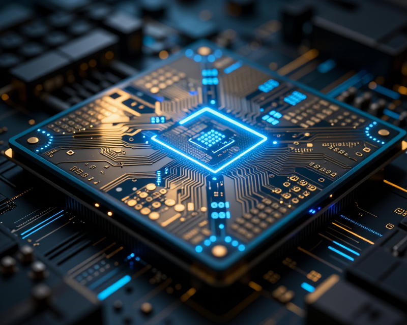 Semiconductor Market Rally Concept