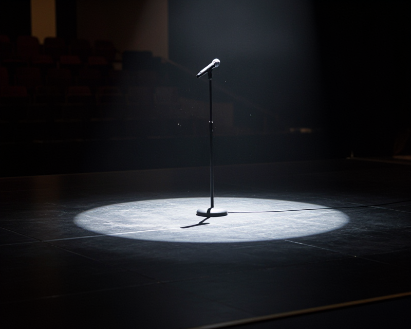 Empty Concert Stage