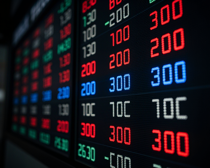 Stock Market Decline Concept