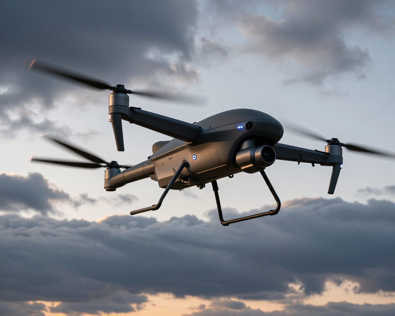 Advanced Communication UAV in Flight