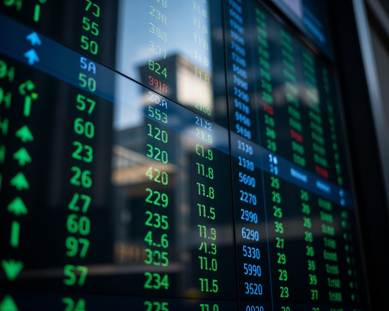 Seoul Stock Market Display