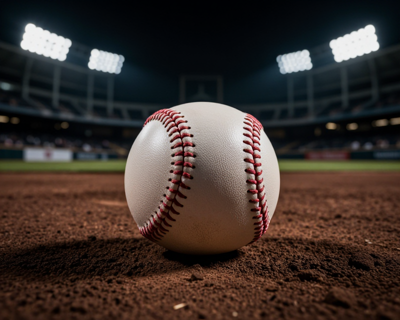 Dramatic Baseball Stadium Night